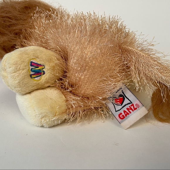 4 Ganz plush animals. Lion, dog, elephant and a pink googles (platypus) - Picture 6 of 16